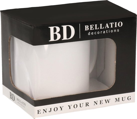 Bellatio Decorations Mug cadeau d'anniversaire 80 ans - or - équipe des vétérans - 300 ml - céramique