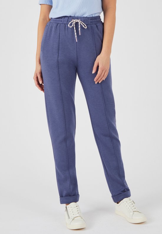 Damart - Joggingbroek zacht tricot - Dames - Blauw - XXL