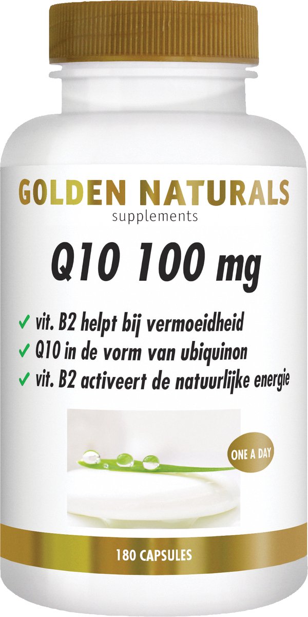 Goedkoopste Golden Naturals Q10 100mg (180 veganistische capsules
