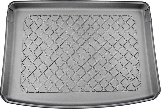 YEE PIN 2023 Compass kofferbakmat, compatibel met Jeep Compass 4 x 4 x 4 x 2017-2022 2023, rubberen kofferbakmat, TPE, kofferbakbescherming, rubberen mat, hoge rand, organizer, antislip
