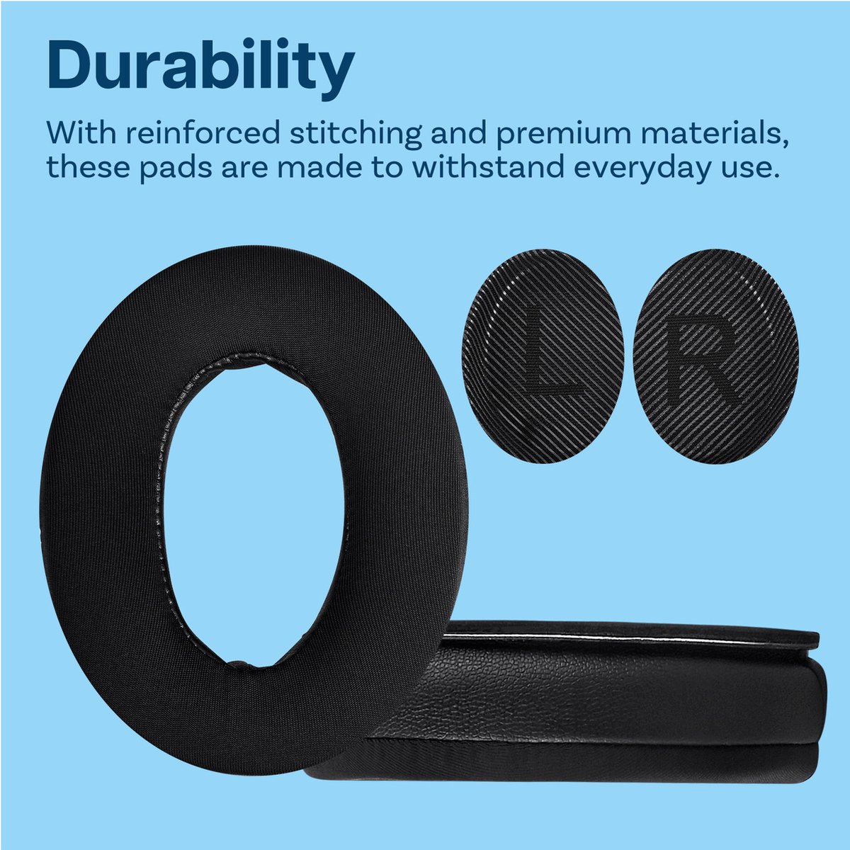 Vervangende Oorkussens voor Bose QuietComfort 35 (QC35) Bose Quiet Comfort 35 II (QC35 II) Over-ear Hoofdtelefoon van MMOBIEL - Cooling Gel Koptelefoon Oorkussens - Hoofdtelefoon Earpads – Zwart thumbnail 4