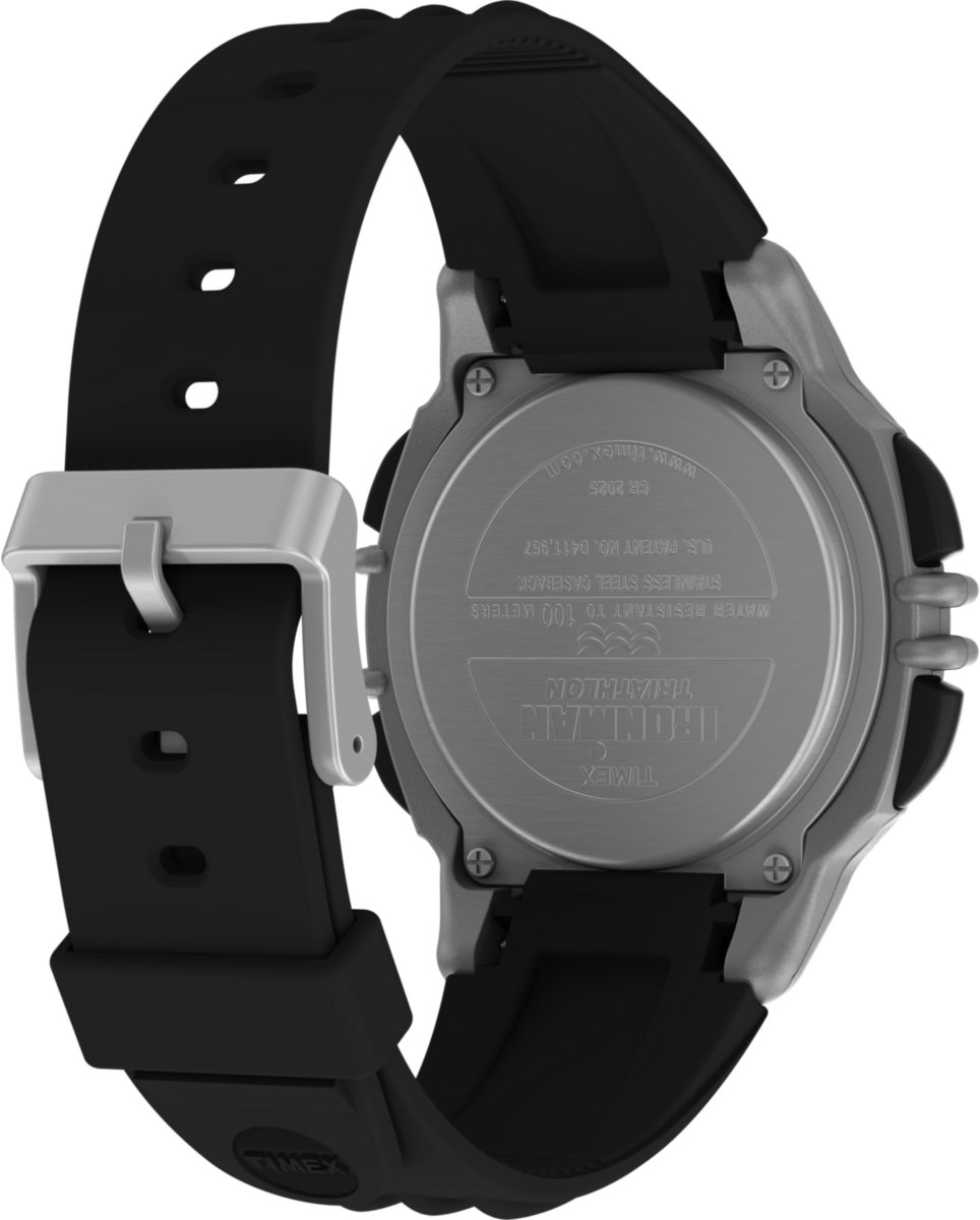 Timex Ironman Adrenaline Herenhorloge, 46,5 mm polyurethaan bandje, TWG062500 Timex Ironman Adrenaline Herenhorloge, 46,5 mm polyurethaan bandje, TWG062500