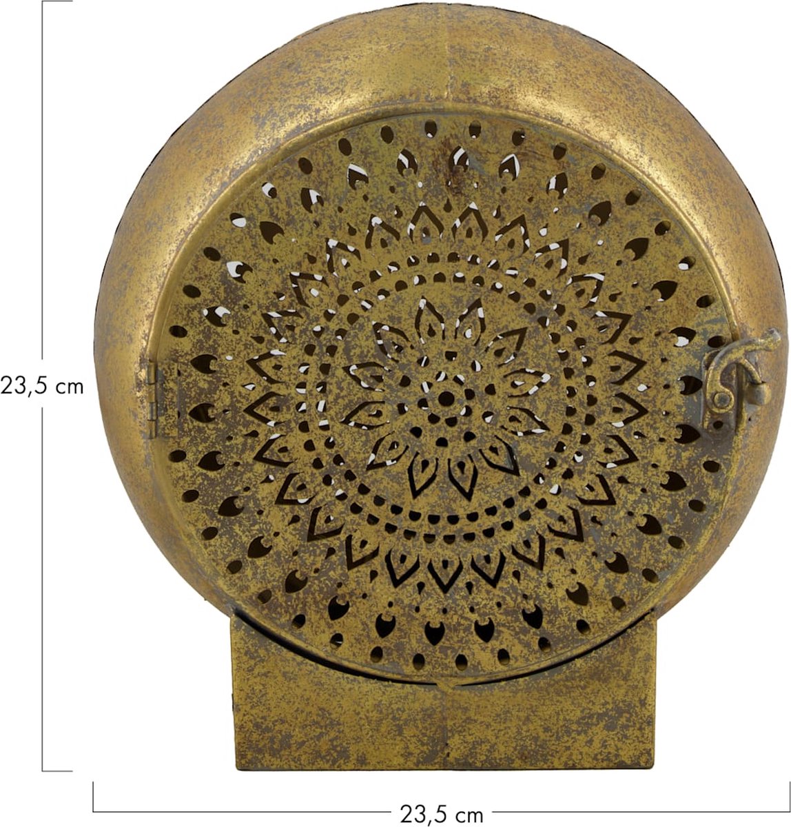 DKNC - Tafellamp metaal - 23.5x11x23.5cm - Goud