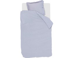At Home by Beddinghouse Flamboyant Stripes dekbedovertrek - Eenpersoons - 140x200/220 cm - Blauw