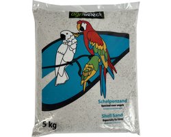Schelpenzand 5kg AGRISELECT - Stofarm, Hygiënisch, Calciumrijke Bodembedekking