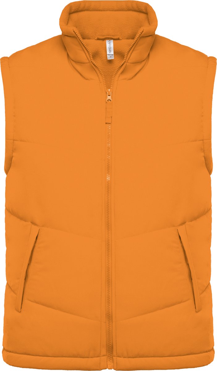 Kariban Met fleece gevoerde bodywarmer K6118 - orange - S