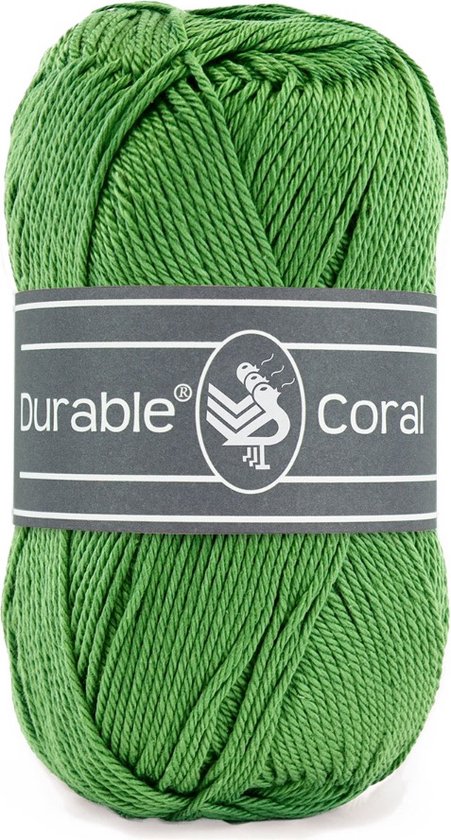 Durable Coral - 2152 grass green - Gemerceriseerd Katoen Garen