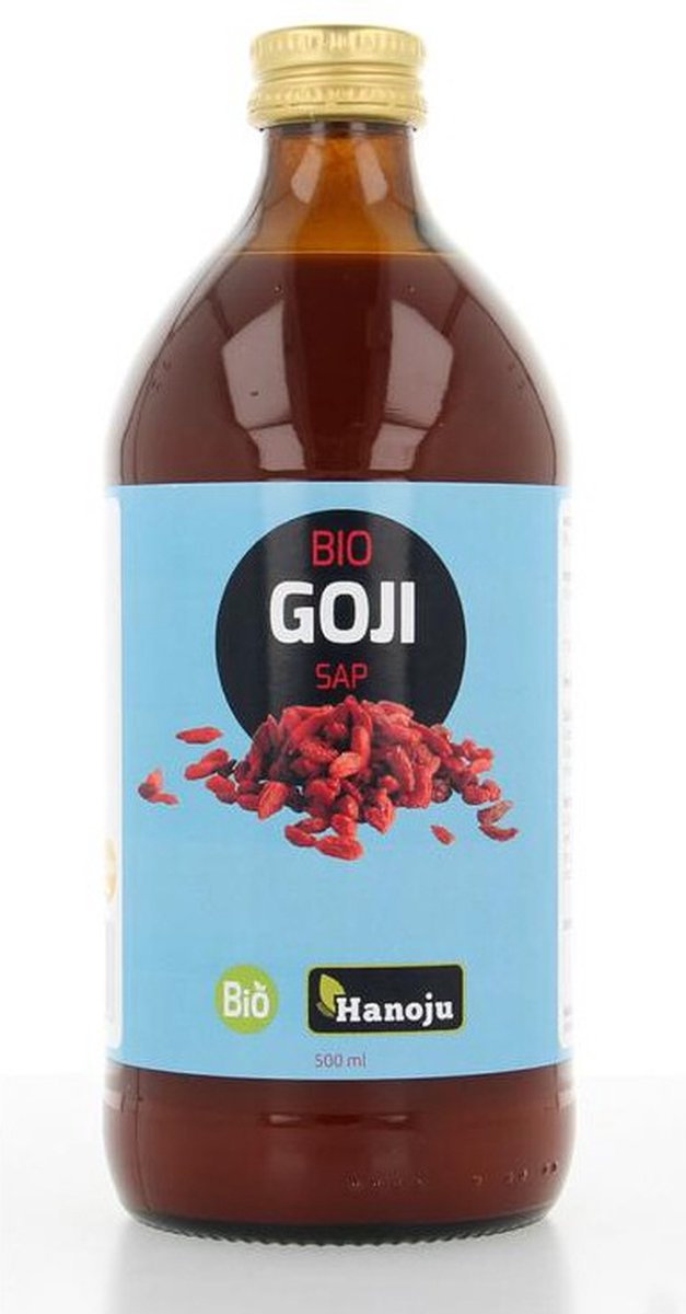 Hanoju Goji premium 100% sap glas fles 500 ml