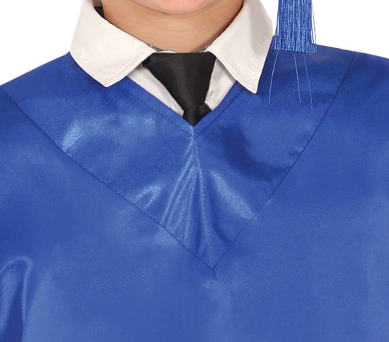 Guirca - Costume d'Enseignant & Professeur & Écolier & Student - Costume Enfant Master Diplômé Blue - Blauw - 7 - 9 ans - Déguisements - Déguisements