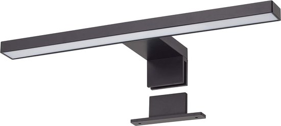 kalb 80cm LED badkamerlamp spiegellamp 230V warm wit, zilvergrijs (warm wit