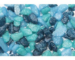 Vdl Aquariumgrind Glamour 5-10 Mm - Aquarium - Siergrind - 1 kg Blauw