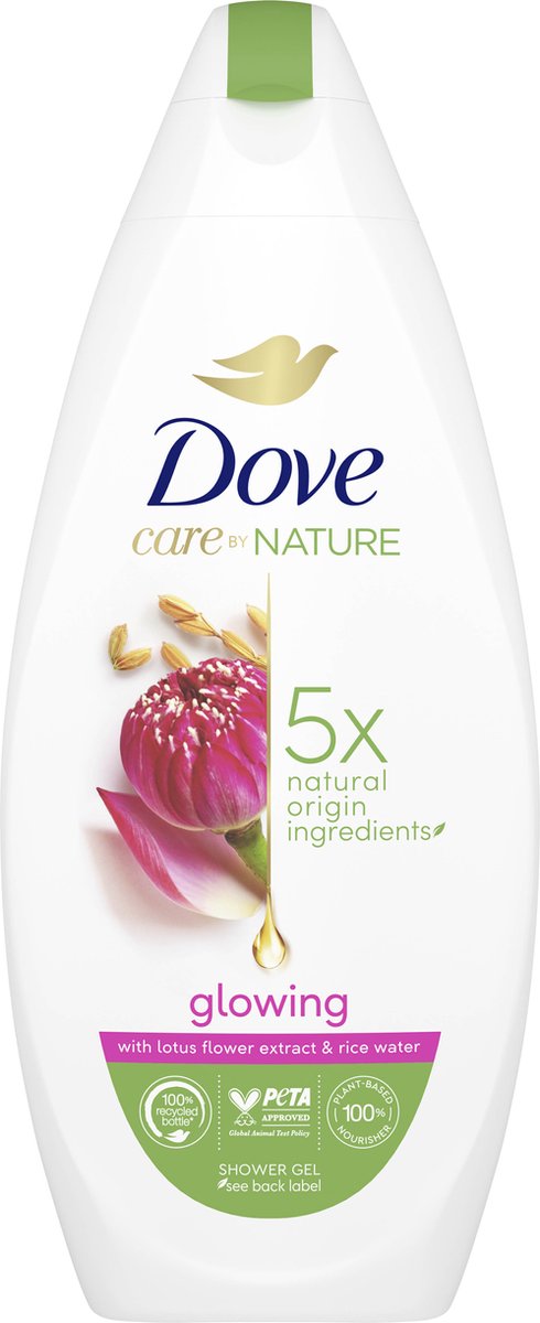 Dove Douchegel Care By Nature Glowing 225 ml