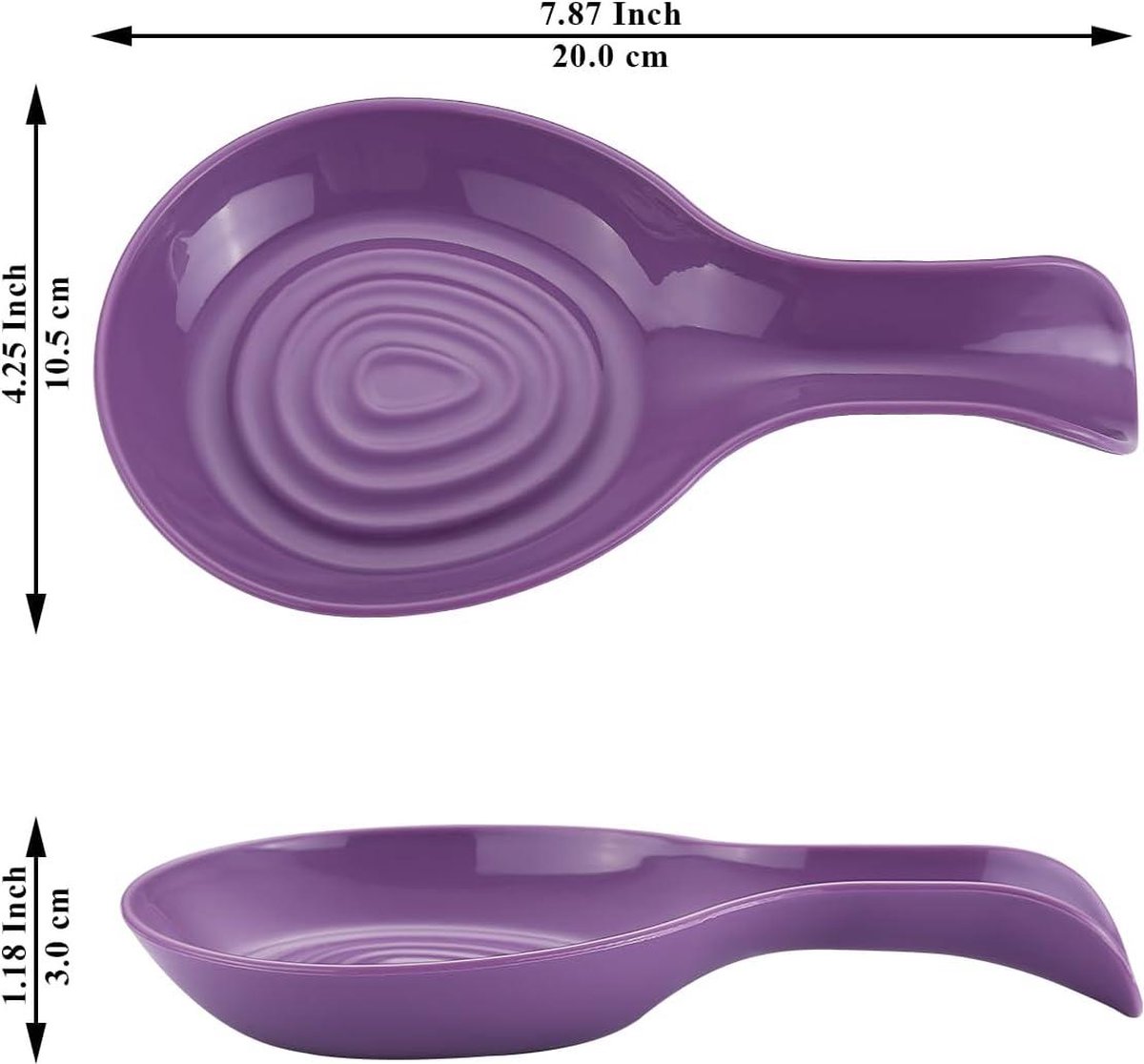 Repose Cuillère, 3 Pièces Porte-cuillère De Cuisson En Silicone Adapté
