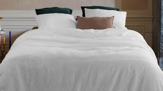 Dekbedovertrek Fancy Embroidery Brussel Cotton Wit