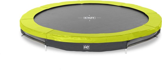 EXIT Silhouette inground sports trampoline ø244cm - groen