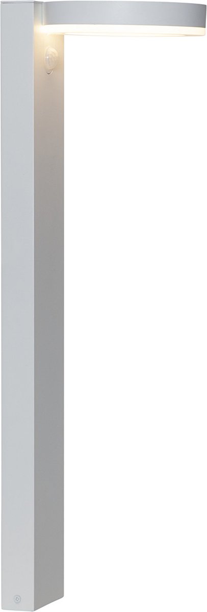 Star Trading solar paalverlichting Vidi, padverlichting, wit, LED, schemersensor, bewegingssensor, warm wit, buiten, 60 cm