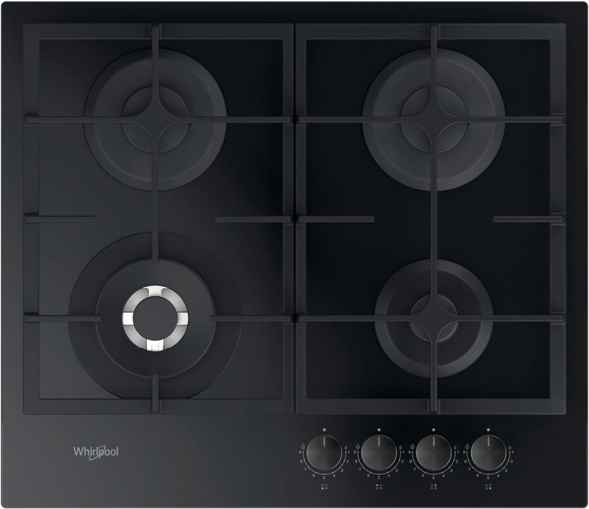 Whirlpool AKTL 629/NB1 Wit Ingebouwd 59 cm Gaskookplaat 4 zone(s)