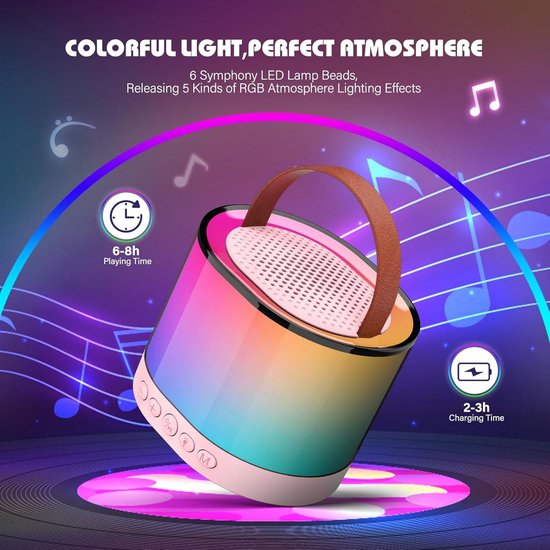 JAKNE-Microphones pour Enfants Microphone Bluetooth sans Fil Machine de JAKNE-Microphones pour Enfants Microphone Bluetooth sans Fil Machine de