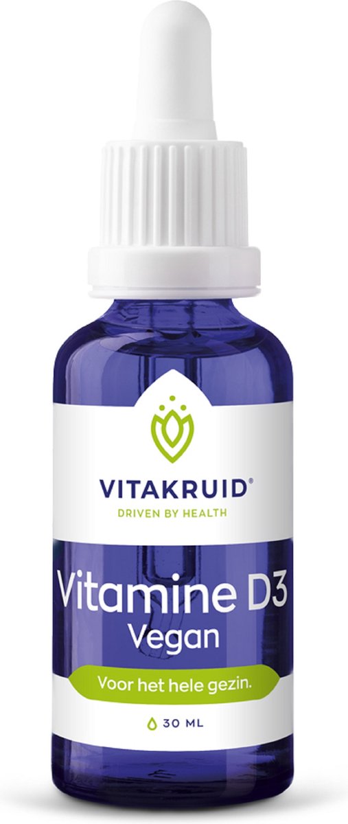 Goedkoopste Vitakruid Vitamine D3 Vegan Vitashine 5 mcg per druppel 30 Milliliter
