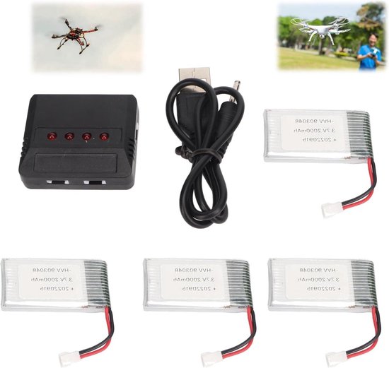 Batteria Lipo 3.7V 2000mAh 903048 Per Drone Ky601S H11D H11C - Ricambio Ai Polimeri Di Litio