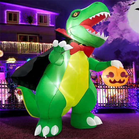 Opblaasbare Halloween Geest met Pompoen - 1.8m