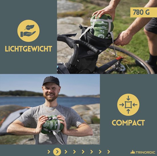 780g Mummieslaapzak voor Zomer met Anti-Klem Rits - Lichtgewicht en Compact van Quechua — afbeelding 3