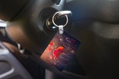 Sleutelhanger - Bloemen - Klaproos - Rood - Uitdeelcadeautjes - Plastic