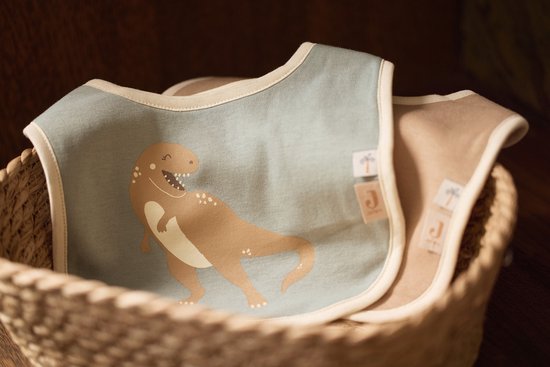 Jollein - Baby Slab - Waterproof - Slabbetjes - Roarsome - 5 Stuks van Jollein — afbeelding 5
