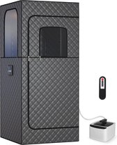 Draagbare Stoomsauna Tent 2.6L 1000W met Afstandsbediening – Ideaal voor Thuisgebruik en Ontspanning