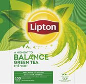 Lipton Feel Good Selection Green Tea - 100 Theezakjes - Groene Thee - Grootverpakking - 1 Doos