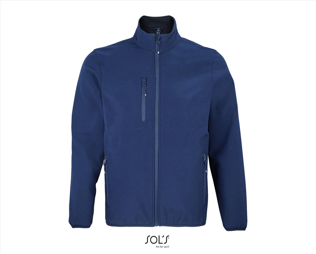 SOL'S Men´s Falcon Zipped Softshell Jacket L03827 - Abyss Blue - 3XL