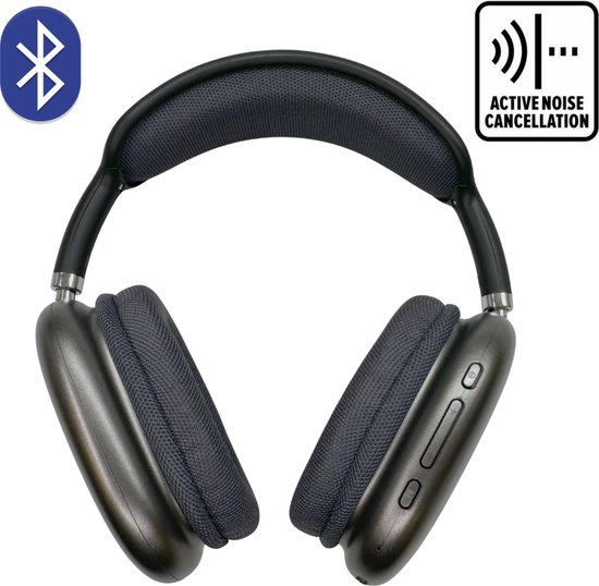 Koptelefoon - Actie 1 + 1 Gratis - Zwart - Bluetooth - Headset - Hoofdtelefoon - Oortjes - On-Ear - 2 voor de prijs van 1