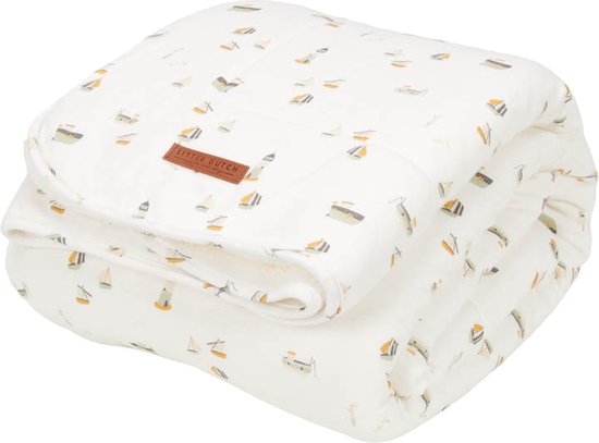 Wiegdeken Sailors Bay White