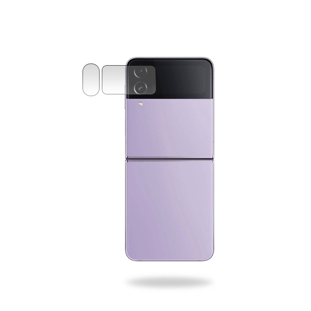 Mobilize Screenprotector geschikt voor Samsung Galaxy Z Flip 4 Glazen | Mobilize Camera Lens Protector - Case Friendly