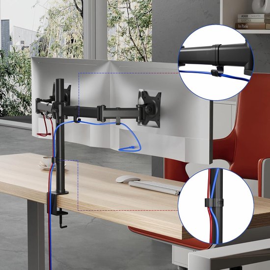 Purelink PureMounts® Monitorsteun, VESA 75x75/100x100, zwart
