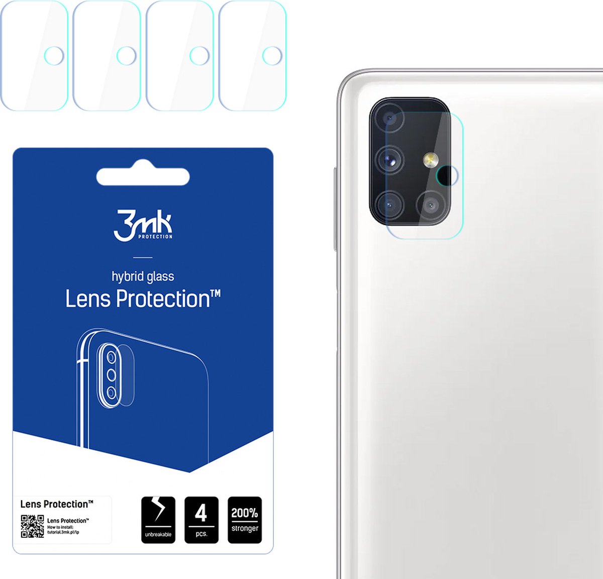 Samsung Galaxy M51 - 3mk Lens Protection