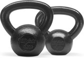 Bol.com Verstelbare gietijzeren kettlebell sets voor full-body workout - 10 en 15 lbs aanbieding