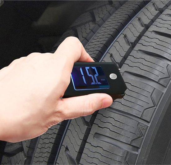 Jumada Digitale Bandenspanningsmeter – LED-scherm, Tot 150 PSI – Voor Auto, Motor En Fiets – Compact En Draagbaar