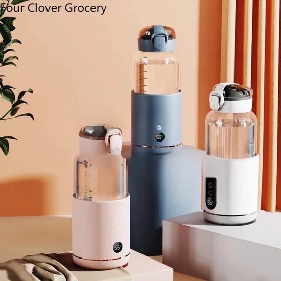 Elektrische Draagbare Fles Warmer - Usb Oplaadbaar - 300Ml Capaciteit - Reizen Camping - Babymelk warmer - thee — afbeelding 3