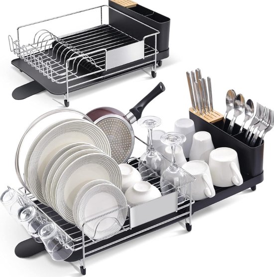 Afdruiprek Joseph Joseph Duo Compact Dish Rack Grijs | Stijlvol in Huis