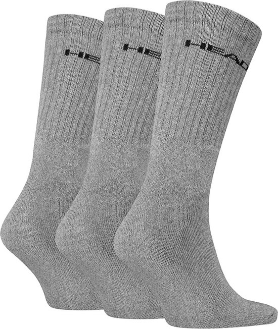 HEAD 3P chaussettes entraînement gris - 35-38
