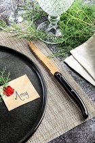 Bol.com Prestige Line Steakmessen - 6-delig Koper - Vlijmscherp Gekarteld - Diverse Soorten Vlees - Houten Geschenkverpakking aanbieding