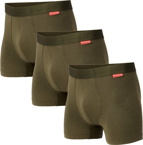 Foto: Undiemeister boxershort 3 pack highland moss premium heren ondergoed zijdezacht luxe afwerking perfecte pasvorm