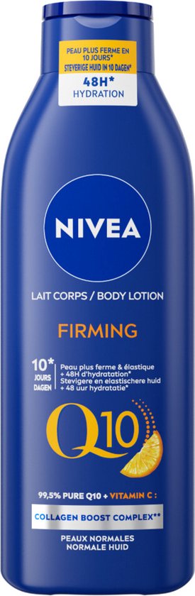 NIVEA Q10 plus Verstevigende Body Milk - Met Vitamine C - Body Melk met 72 Uur Hydratatie - Voor Droge Huid - 250 ml