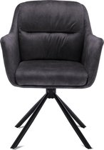 Chaise de salle à manger Talas Anthracite