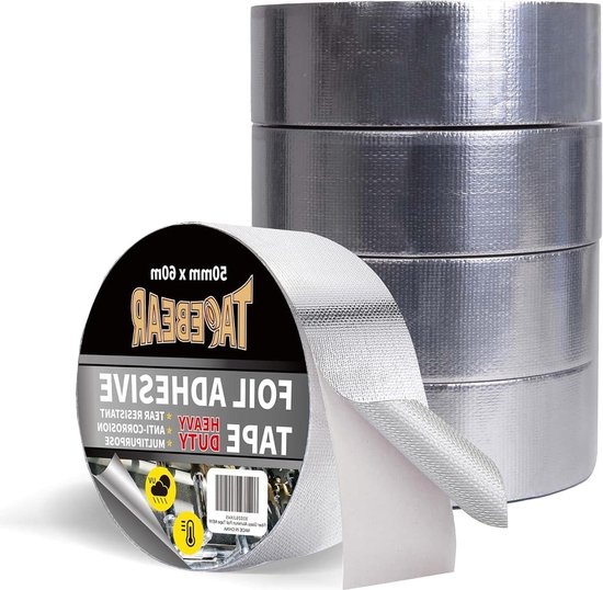 Versterkte Aluminium Tape - Hittebestendig, waterdicht - Voor
