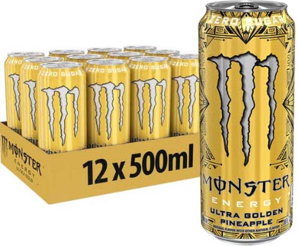 Goedkoopste Monster Energy Ultra 12x 500ml Gold