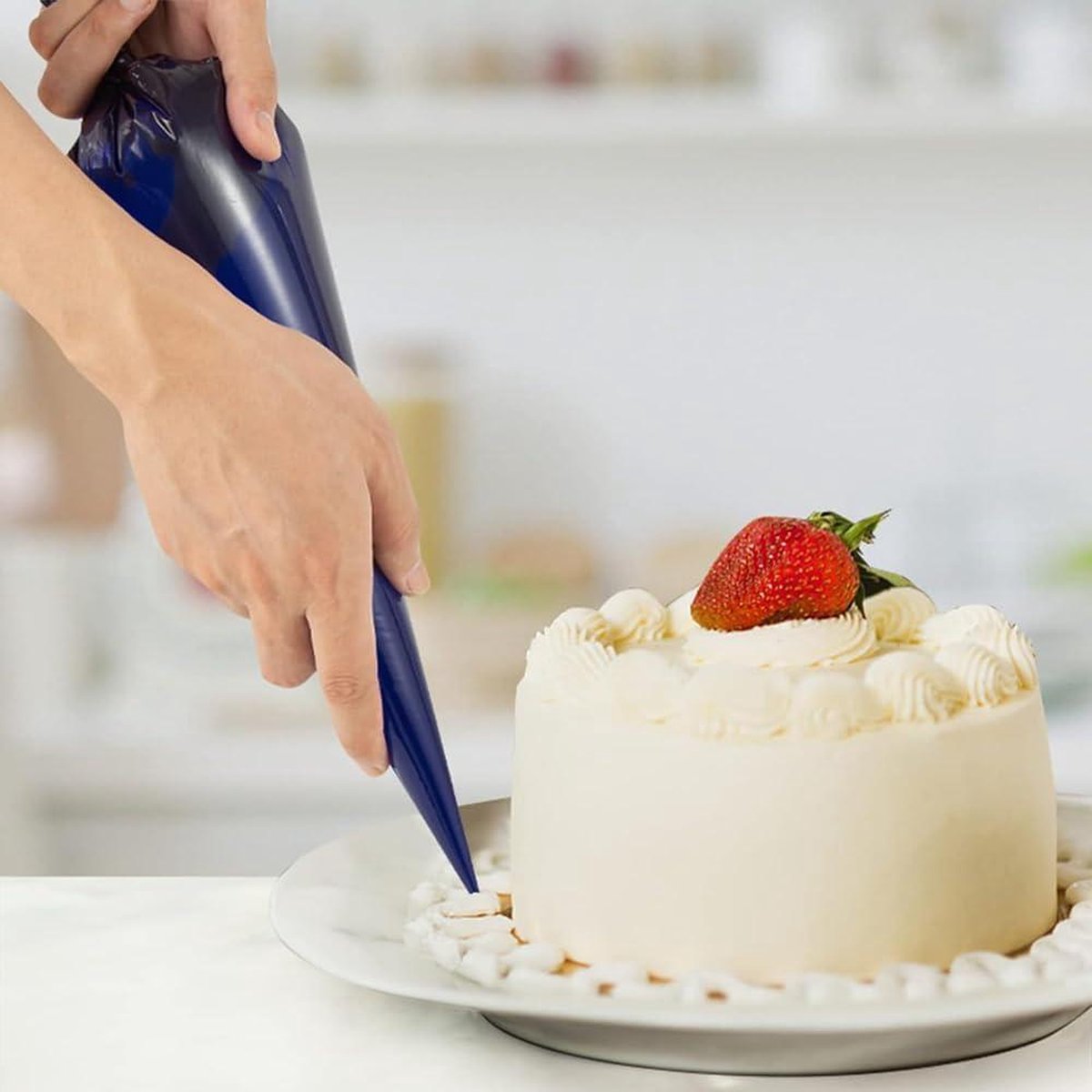 30 stuks wegwerp spuitzakken extra grote 53 cm scheurbestendig dikke glazuur zakken voor cake dessert bakken koekjes decoratie spuitzakken wegwerp