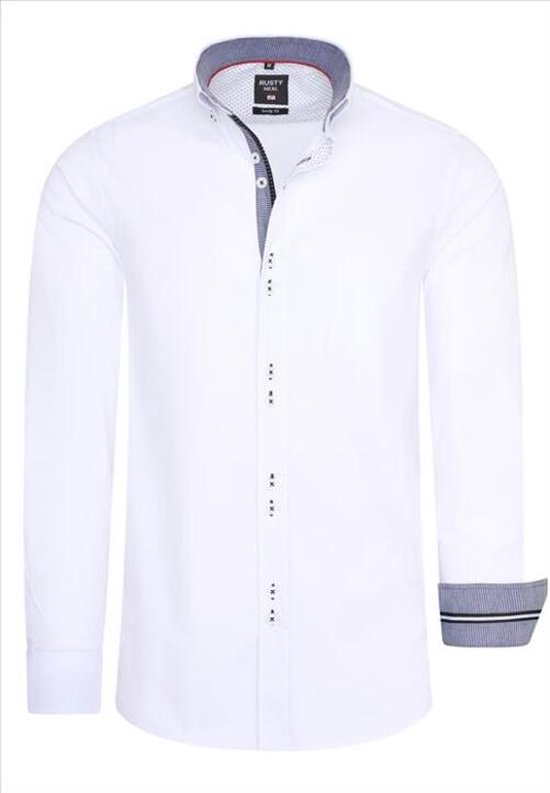 Chemise italienne pour homme Rusty Neal blanc 11025 bol