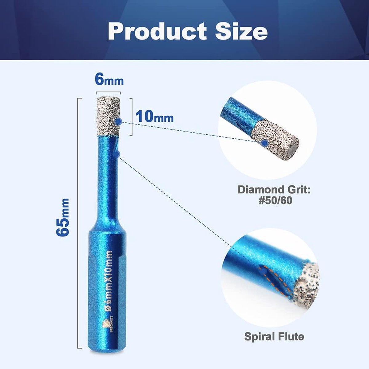 Kernboor 38mm lengte 50mm TCT - ABC Tools